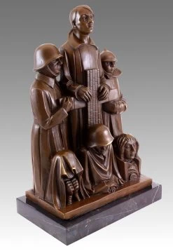 Bronze Figure - Memorial (1928/29) - Signed Ernst Barlach -Salvador Dali Shop 859 459300c35b4caa