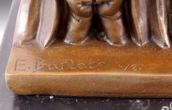 Bronze Figure - Memorial (1928/29) - Signed Ernst Barlach -Salvador Dali Shop 859 7