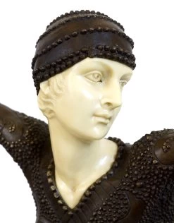 Tall Art Deco Sculpture - Female Dancer On Marble - Chiparus 10 Tall Art Deco Sculpture - Female Dancer On Marble - Chiparus -Salvador Dali Shop 861 559300c373c4c3