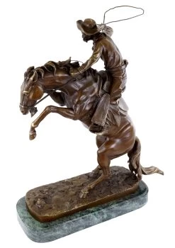 The Bronco Buster - Bronze Figurine - Frederic Remington -Salvador Dali Shop 863 459300c3eabf87