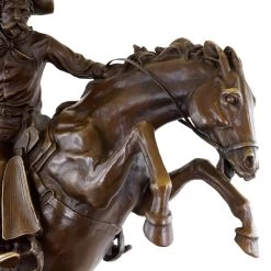 The Bronco Buster - Bronze Figurine - Frederic Remington -Salvador Dali Shop 863 659300c3ee2fe3