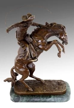 The Bronco Buster - Bronze Figurine - Frederic Remington -Salvador Dali Shop 863 759300c3f032ad
