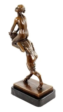 Virgin Rides Faun - Erotic Bronze Nude - Bergmann -Salvador Dali Shop 865 359300c3fe630e