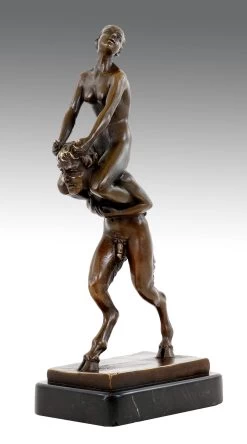 Virgin Rides Faun - Erotic Bronze Nude - Bergmann -Salvador Dali Shop 865 759300c4055ac9