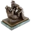Pan And The Goat - Erotic Bronze - Signed By Milo