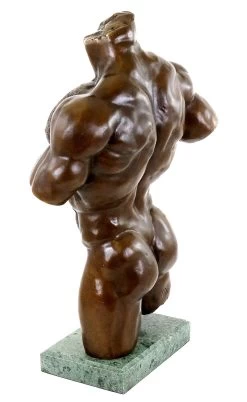 Muscular Male Torso - Bronze Erotic Nude - M.Nick -Salvador Dali Shop 869 559300c43358a9