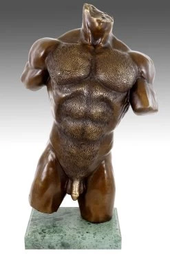 Muscular Male Torso - Bronze Erotic Nude - M.Nick -Salvador Dali Shop 869 7