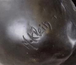 Bronze Skull With Butterflies - Signed Martin Klein -Salvador Dali Shop 871 659300c4481312