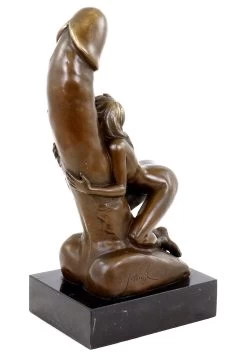 Woman On Giant Phallus - Bronze Erotic Nude - M. Nick -Salvador Dali Shop 875 459300c4708ab8