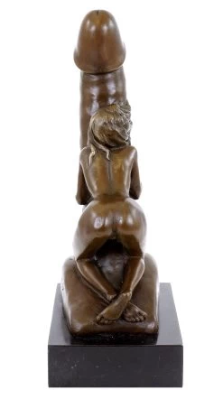 Woman On Giant Phallus - Bronze Erotic Nude - M. Nick -Salvador Dali Shop 875 559300c4721031
