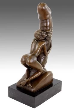 Woman On Giant Phallus - Bronze Erotic Nude - M. Nick -Salvador Dali Shop 875 759300c4753d9f