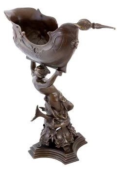 Aquarius With Bronze Basin - Sign. Auguste Moreau -Salvador Dali Shop 879 559300c4a945a2