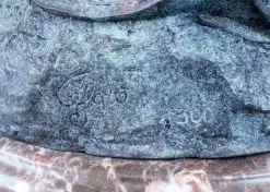 Bronze Goddess Of Luck Fortuna With A Cornucopia - Signed Césaro -Salvador Dali Shop 880 7