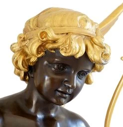 Cupid God Of Love - Angel Figurine - Sign. Moreau