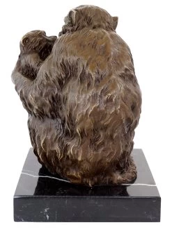 Bronze Mother Monkey With Her Young - Animal Sculpture - Signed -Salvador Dali Shop 885 459300c4f1237a