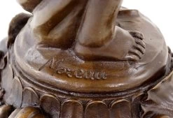 Art Nouveau Bronze Sculpture- Fairy With Birds - Sign. Moreau -Salvador Dali Shop 886 559300c4fe82da