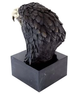 XXL Bronze Animal Sculpture - Sea Eagle On Marble - Sign. Milo -Salvador Dali Shop 887 7