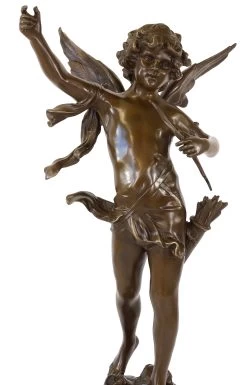 XXL Art Nouveau Sculpture - Dancing Angel Cupid - Moreau