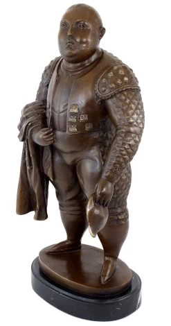 Contemporary Art Bronze Statue - Botero Torero - Bull Fighter