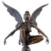 Fairy Bronze - Playing Bronze Fairy - Sign. Césaro