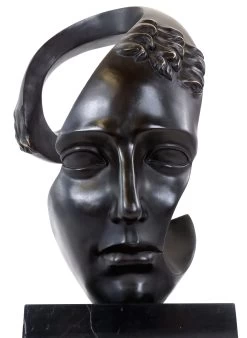 Contemporary Art Bronze Sculpture - Sorrow - Signed M. Klein