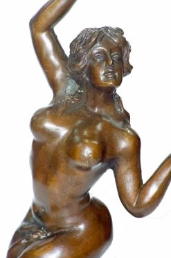 Art Nouveau Nude Bronze - The Slave - On Marble Base Sign. Milo -Salvador Dali Shop 8 359300a103b8fc