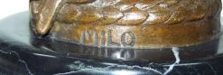 Art Nouveau Nude Bronze - The Slave - On Marble Base Sign. Milo -Salvador Dali Shop 8 459300a2b255b9