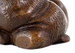 Bronze Animal Sculpture - Scratching English Bulldog - Viennese -Salvador Dali Shop 900 559300c5a30d03