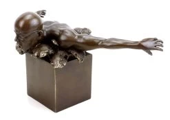 Olympia Edition - Swimmer Bronze Sculpture - Martin Klein -Salvador Dali Shop 905 359300c5f37d32