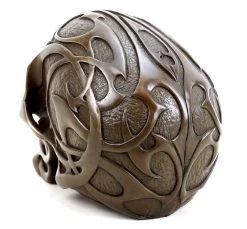 Tribal Skull - Tattoo Skull - Skull Bronze Figurine - Stevens -Salvador Dali Shop 911 559300c6b86c72