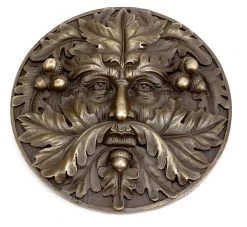 Bronze Wall Relief - Tree Spirit - Green Man - Forest Spirit - Milo -Salvador Dali Shop 914 459300c6e6b41f
