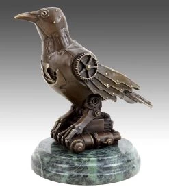 Steam Punk Figurine - Bronze Bird - Contemporary Art - Martin Klein