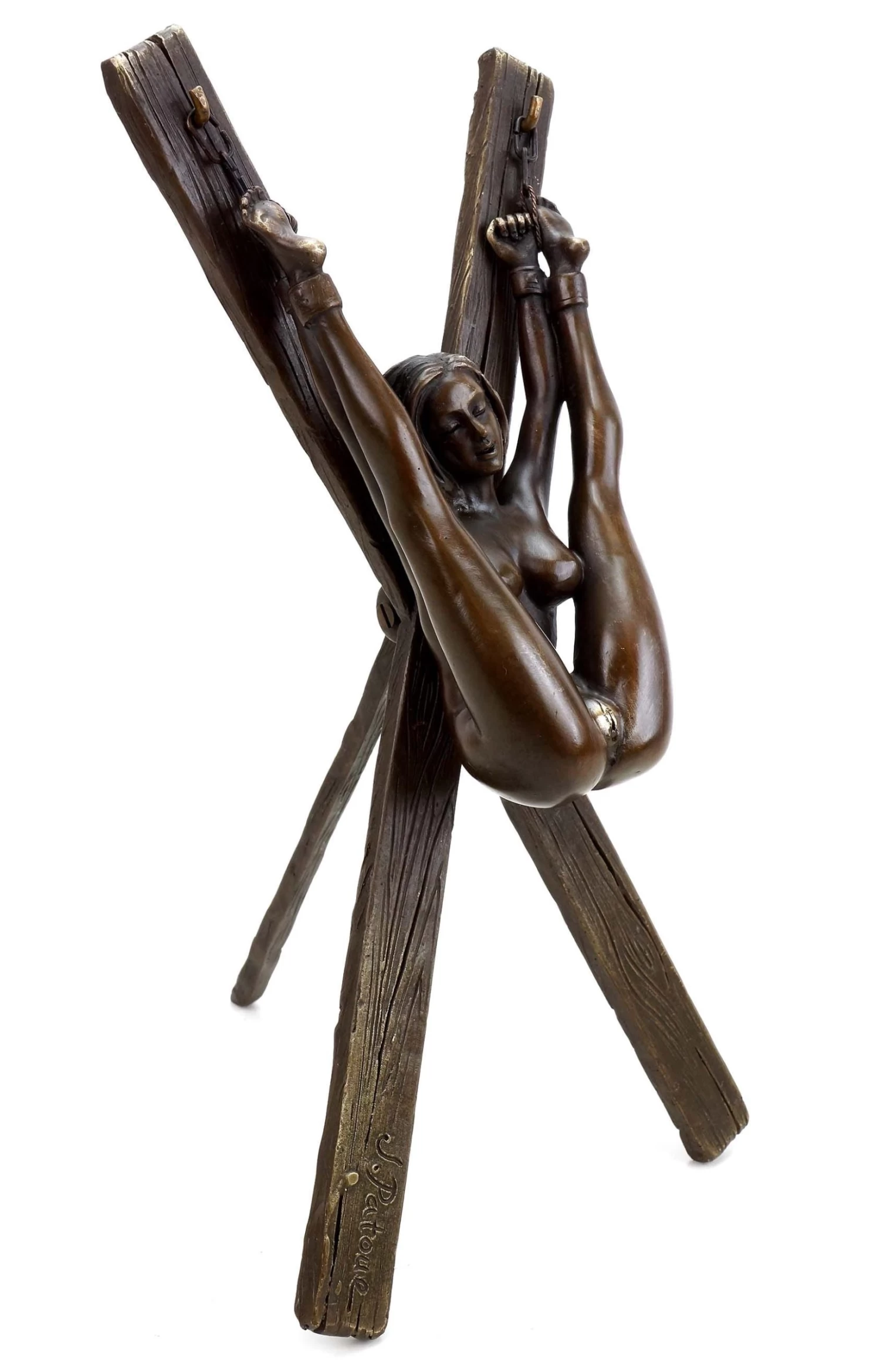 Erotic Nude - Domina Slave Ivi On The Cross - Patoue - Two Parts 2 Erotic Nude - Domina Slave Ivi On The Cross - Patoue - Two Parts - Image 2