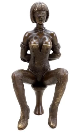 Erotic Nude - Bondage Girl Gina Bound To A Stool - Patoue -Salvador Dali Shop 927 659300c770b1f5