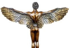 Large Ikarus Sculpture - Erotic Gay Bronze - A.A. Weinman -Salvador Dali Shop 94 259300a153c167