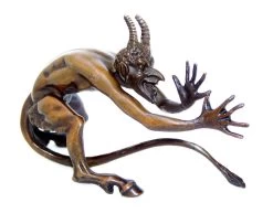 Erotic Vienna Bronze, Satyr - Faun With Big Grin, Sign. Bergmann -Salvador Dali Shop 99 359300a39aa874