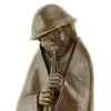 Modern Bronze - The Flute Player (1936) - Signed Ernst Barlach