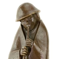 Modern Bronze - The Flute Player (1936) - Signed Ernst Barlach