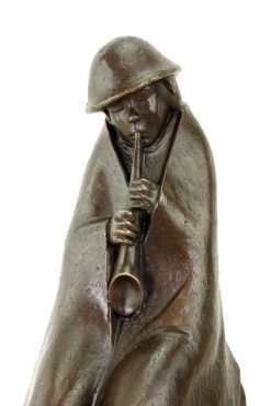 Modern Bronze - The Flute Player (1936) - Signed Ernst Barlach -Salvador Dali Shop DSC00430