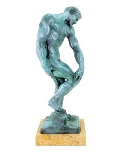 Modern Art Male Bronze - Adam - Signed Auguste Rodin -Salvador Dali Shop DSC00435
