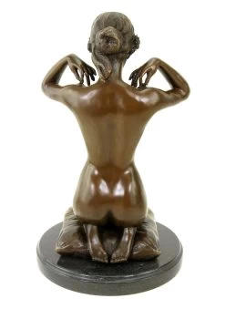 Art Nouveau Nude Bronze - New Necklace - Signed Paul Ponsard -Salvador Dali Shop DSC00470