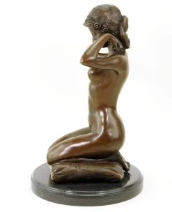 Art Nouveau Nude Bronze - New Necklace - Signed Paul Ponsard -Salvador Dali Shop DSC00471