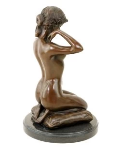 Art Nouveau Nude Bronze - New Necklace - Signed Paul Ponsard -Salvador Dali Shop DSC00472