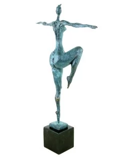 Modern Art Nude Bronze On Marbelbase - Abstract Statue Signed Milo -Salvador Dali Shop DSC02212