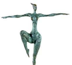 Modern Art Nude Bronze On Marbelbase - Abstract Statue Signed Milo -Salvador Dali Shop DSC02220