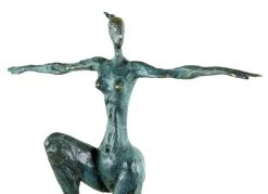 Modern Art Nude Bronze On Marbelbase - Abstract Statue Signed Milo -Salvador Dali Shop DSC02224