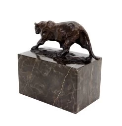 Walking Panther (1904) - Signed Bugatti - Bronze Animal Figurine -Salvador Dali Shop DSC02633