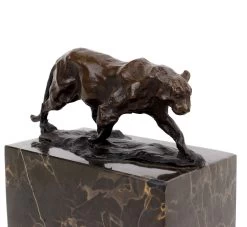 Walking Panther (1904) - Signed Bugatti - Bronze Animal Figurine -Salvador Dali Shop DSC02634