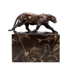 Walking Panther (1904) - Signed Bugatti - Bronze Animal Figurine -Salvador Dali Shop DSC02641