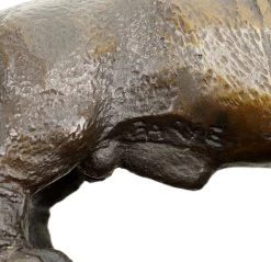 English Hound - Basset Hound Figurine - Signed Milo - Bronze Statues For Sale -Salvador Dali Shop DSC02666